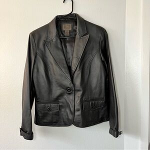 JohnPaulRichard Black Leather Jacket